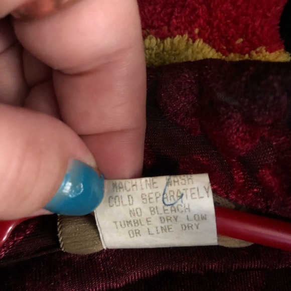 Rue 21 Velvet Burnout Button up shirt - Picture 5 of 5